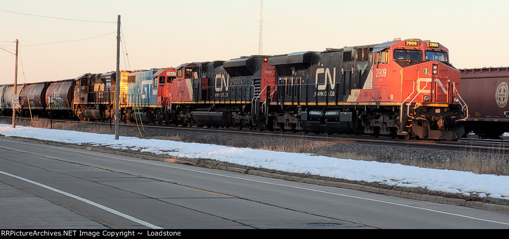 CN 2909 CN 8858 GTW 5860 NS 1053